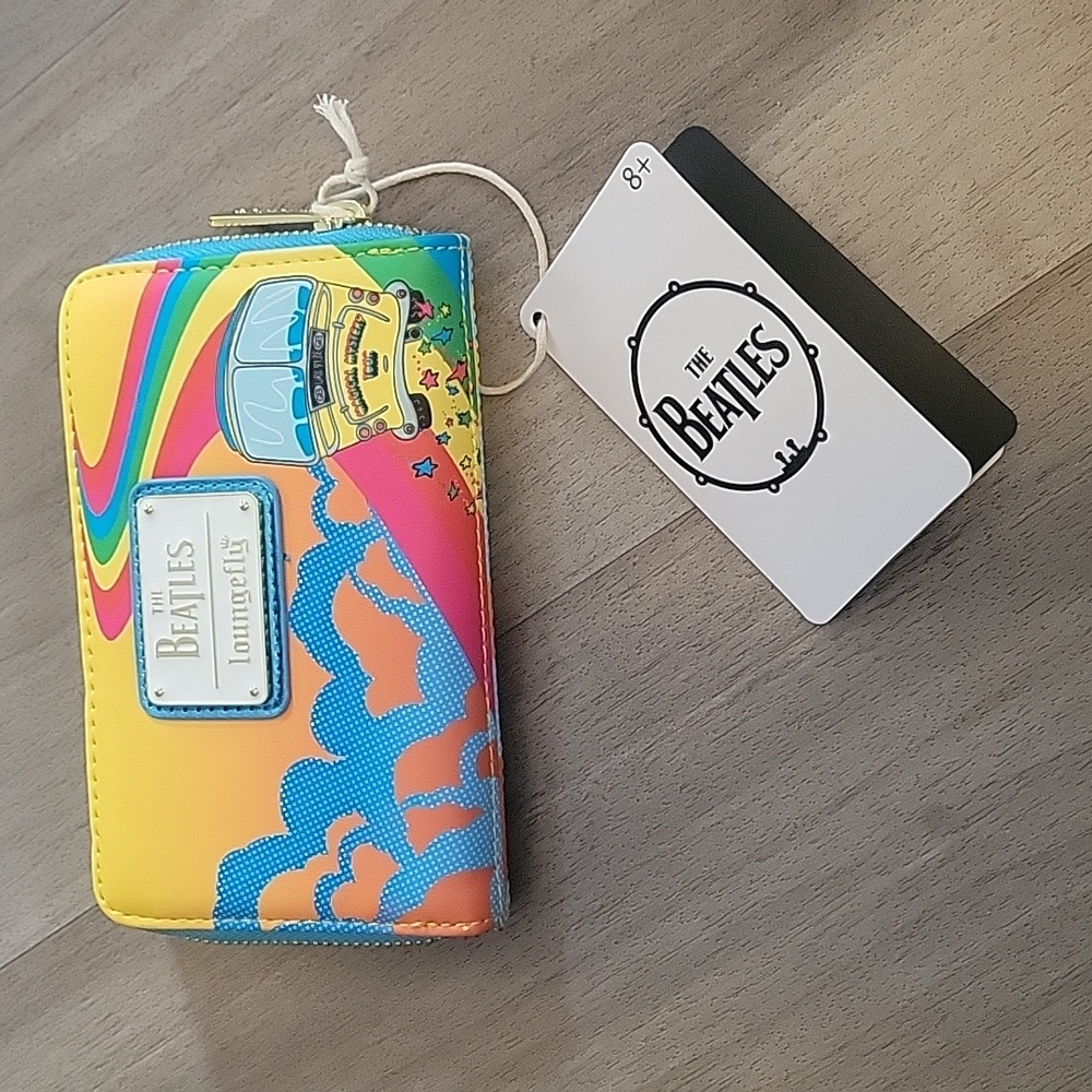 Loungefly x The Beatles Magical Mystery Tour 4x6 zip around wallet